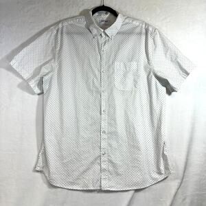 Old Navy XL Women's Top Polka Dot Short Sleeve Buttoned Casual Work Soft Comfort